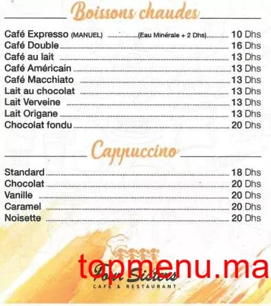 Restaurant Four Sisters menu page 1 Four Sisters menu page 1