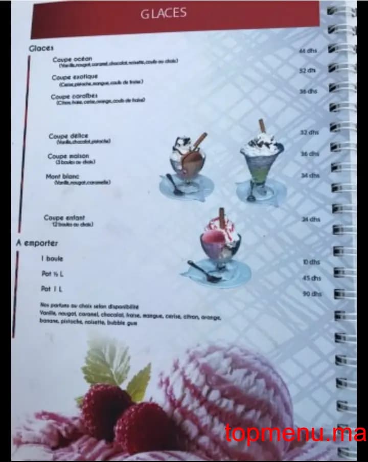 Restaurant L’Océan menu page 6 L’Océan menu page 6