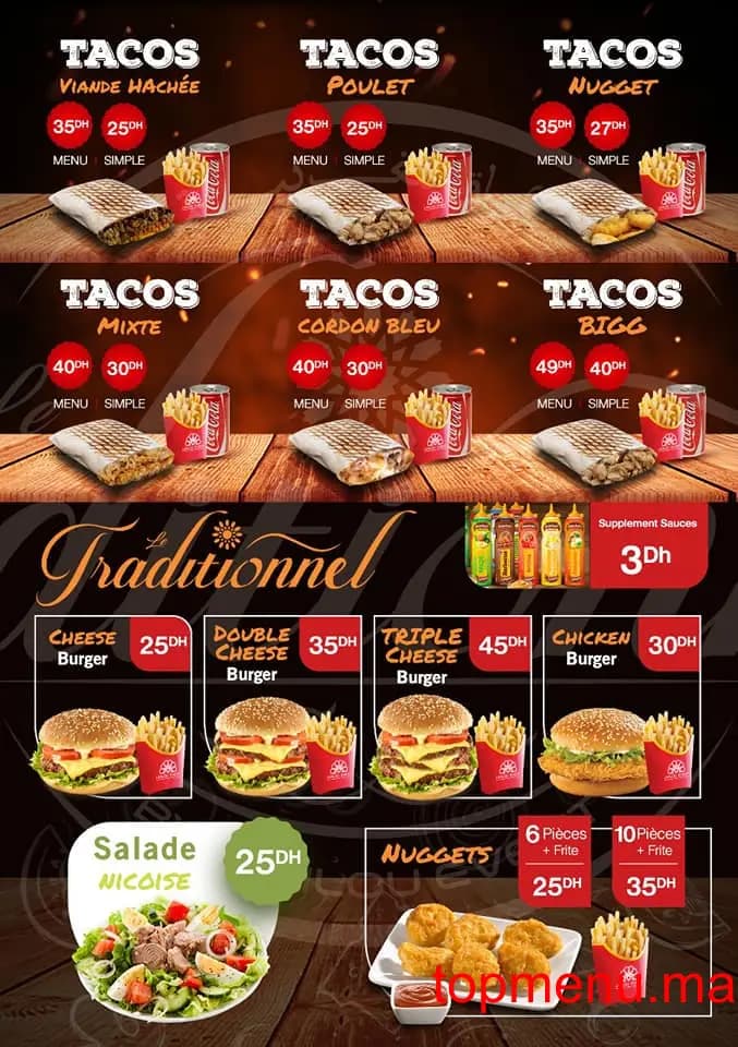 Restaurant Le Traditionnel menu page 2 Le Traditionnel menu page 2