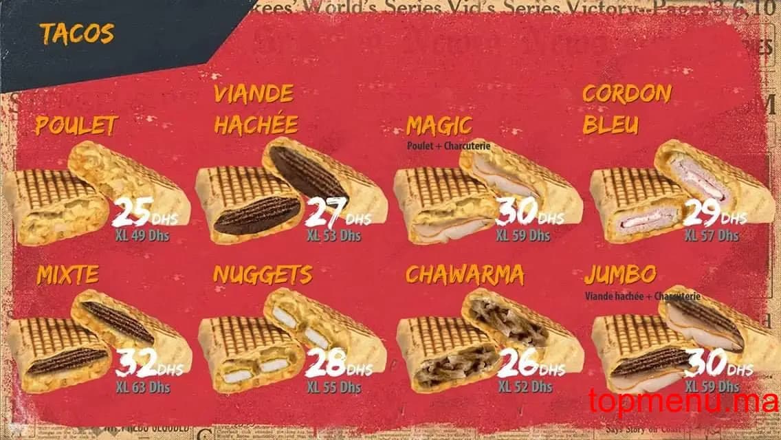 Restaurant Anzi Tacos menu page 3 Anzi Tacos menu page 3