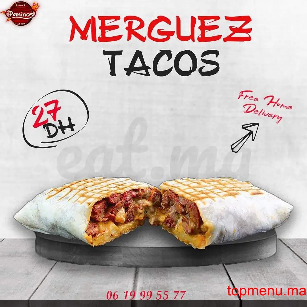 Restaurant Paninos menu page 4 Paninos menu page 4