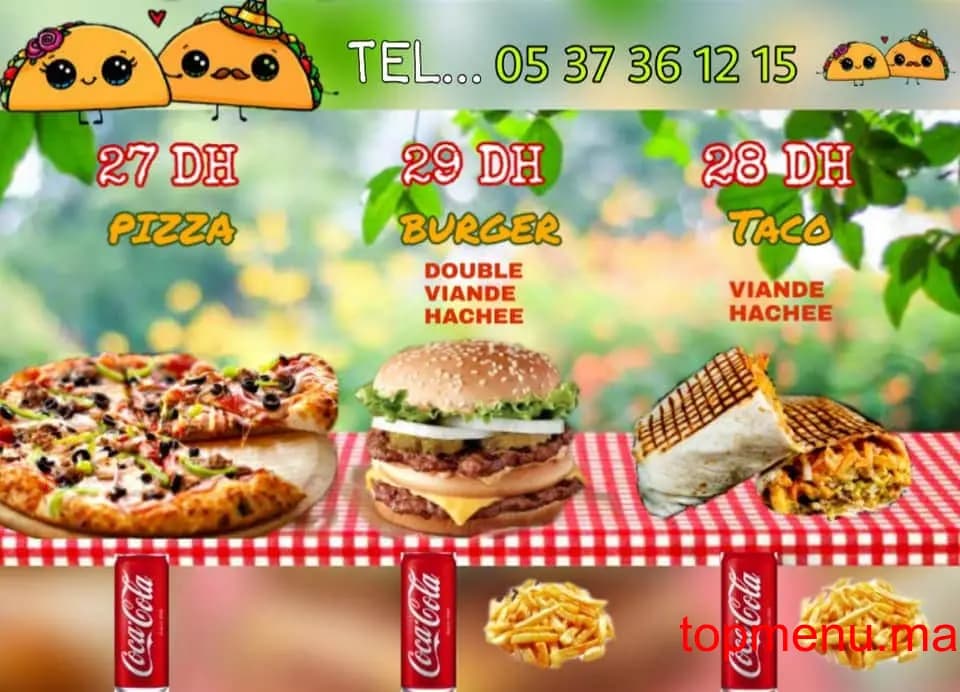 Restaurant Kwik One Tacos menu page 5 Kwik One Tacos menu page 5