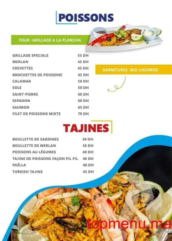 Restaurant Asmak LES 2 FRÈRES menu page 2 Asmak LES 2 FRÈRES menu page 2