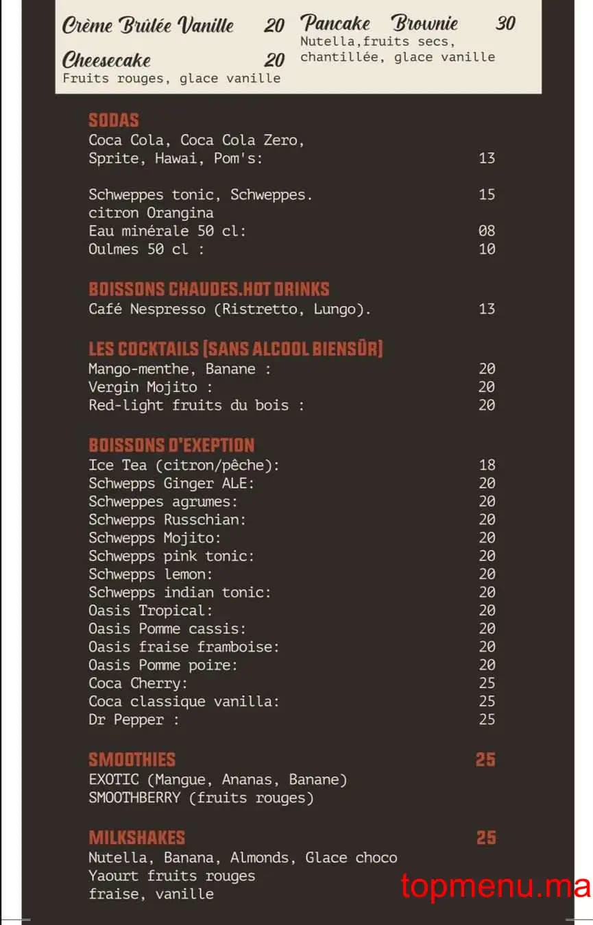 Restaurant Be cheese menu page 2 Be cheese menu page 2