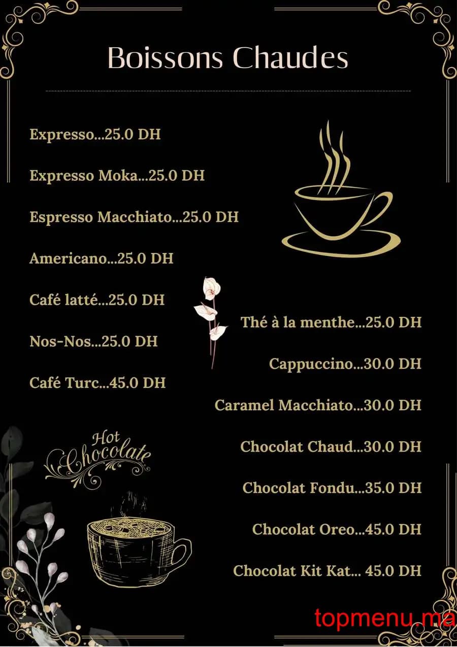 Restaurant AL KHAYMA menu page 1 AL KHAYMA menu page 1