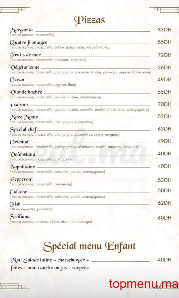 Restaurant L’Avant Goût menu page 7 L’Avant Goût menu page 7