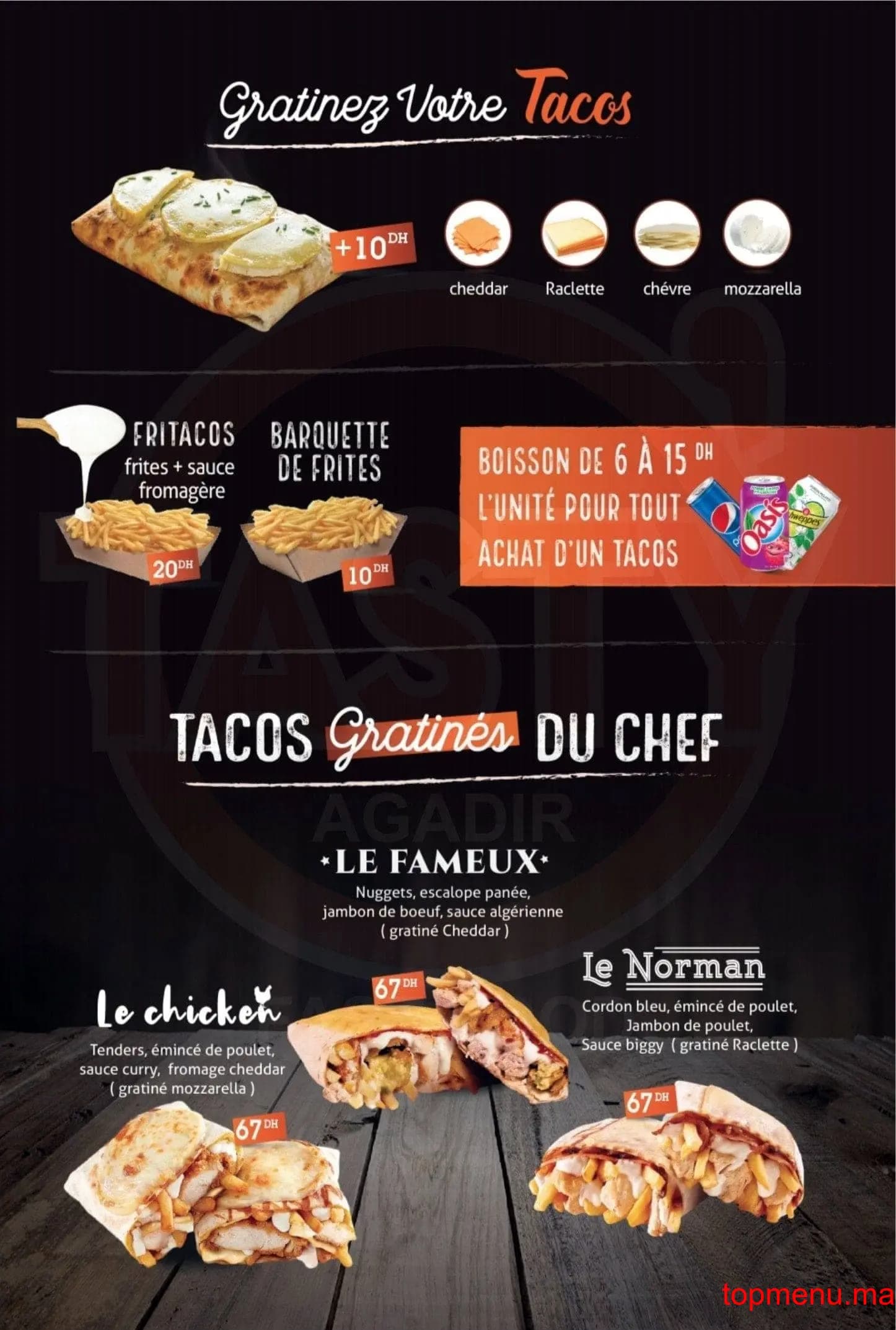 O’Tasty menu page 4