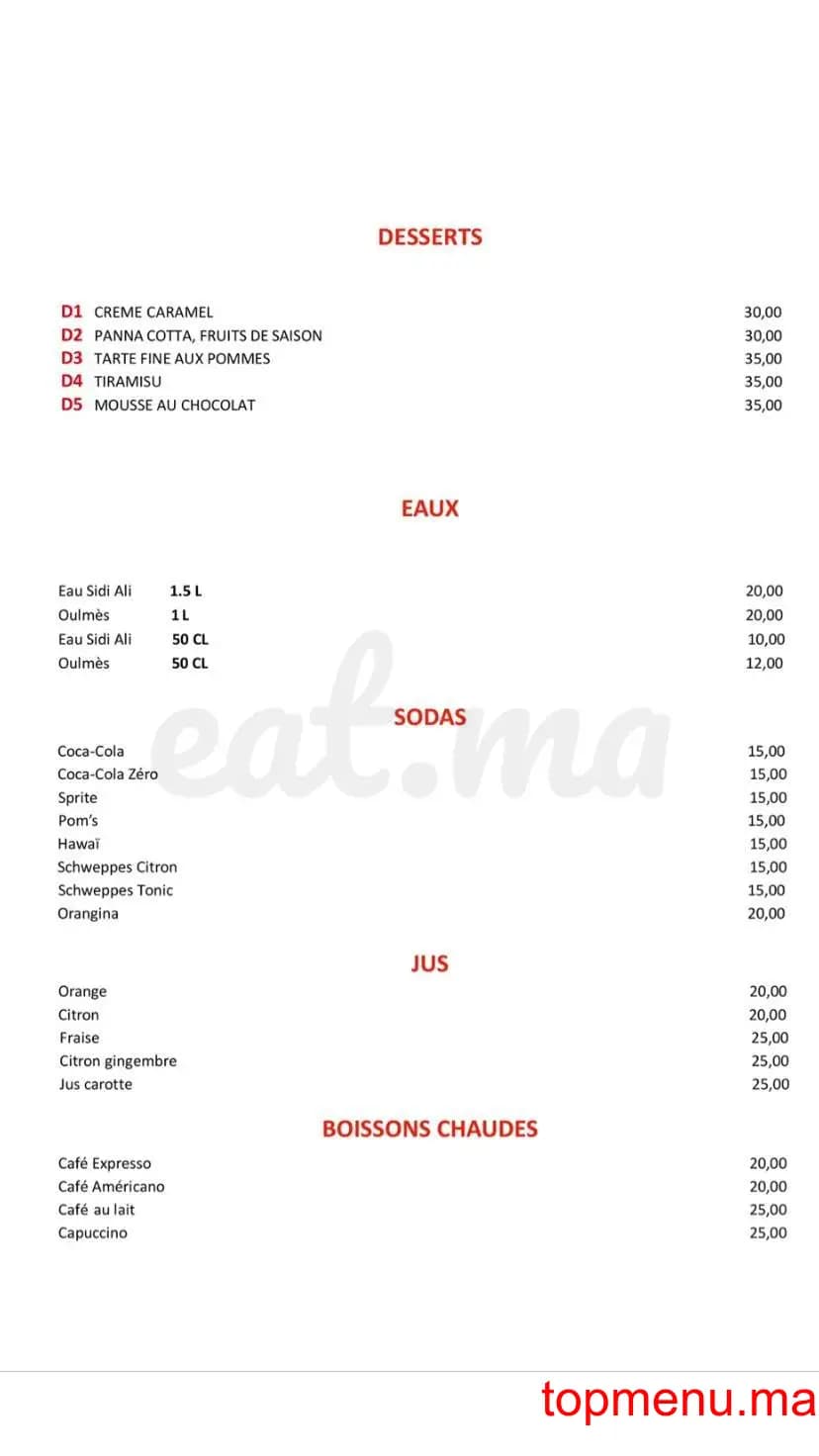 L’atelier menu page 3