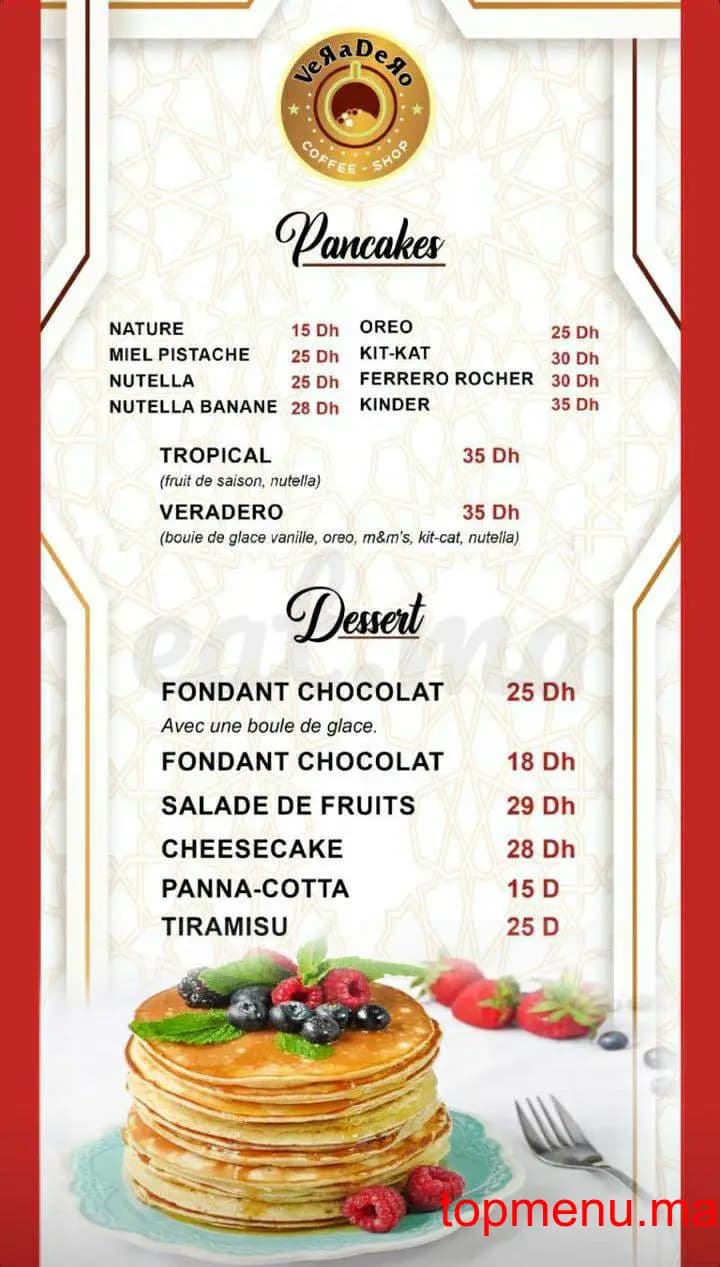 Veradero menu page 17