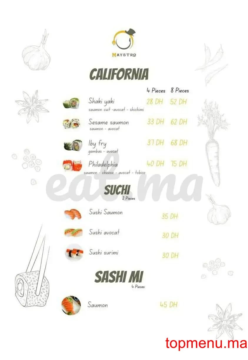 Omaystro menu page 9