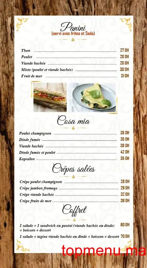 Andalucia قائمة الطعام page 9