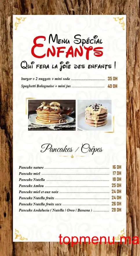 Andalucia قائمة الطعام page 8