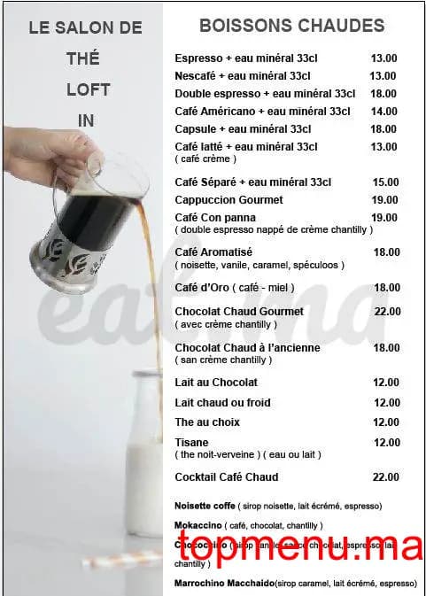 Loft’in قائمة الطعام page 12
