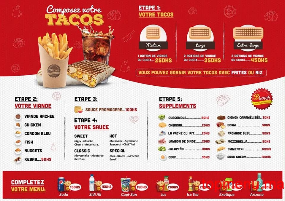 Brunch menu page 11