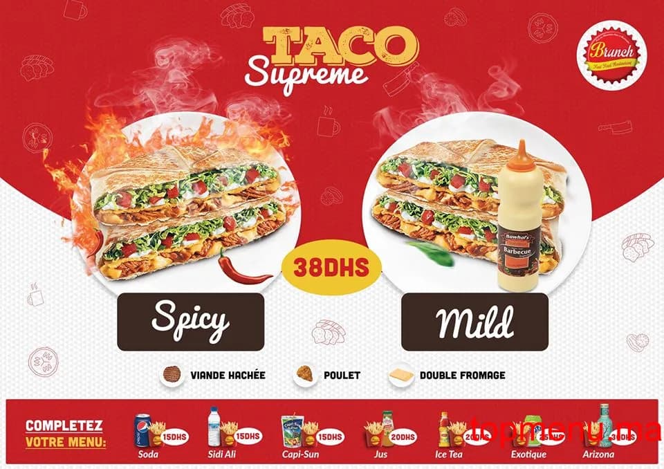 Brunch menu page 10