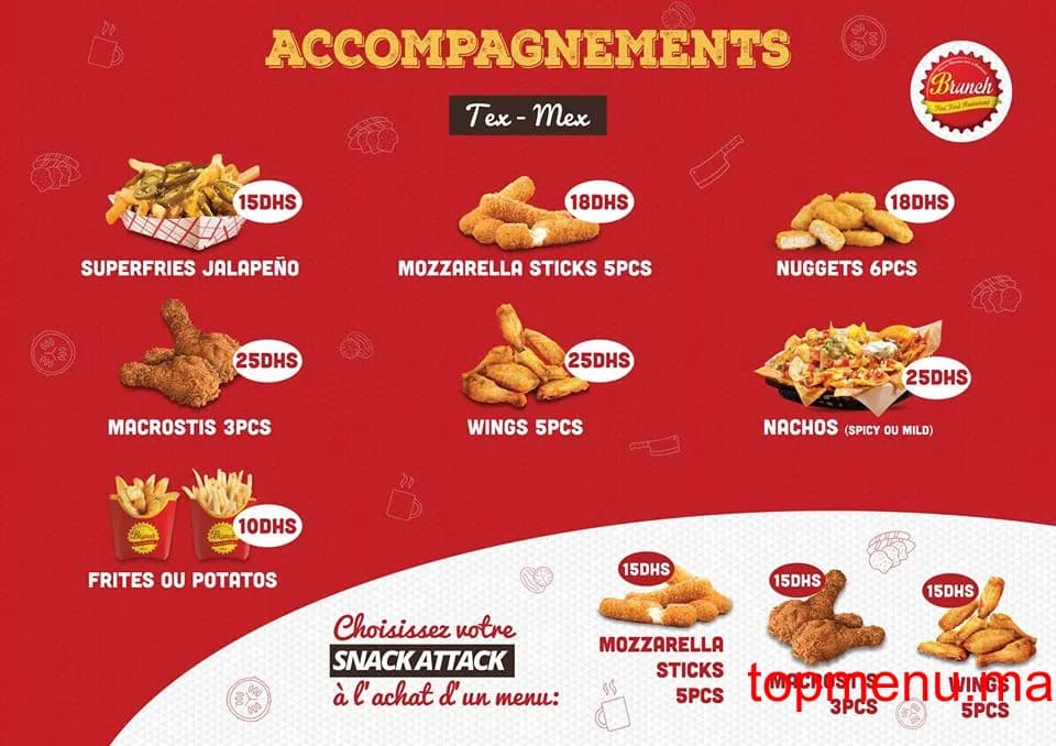 Brunch menu page 5