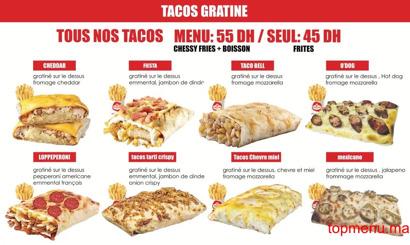 Chizza mia menu page 2