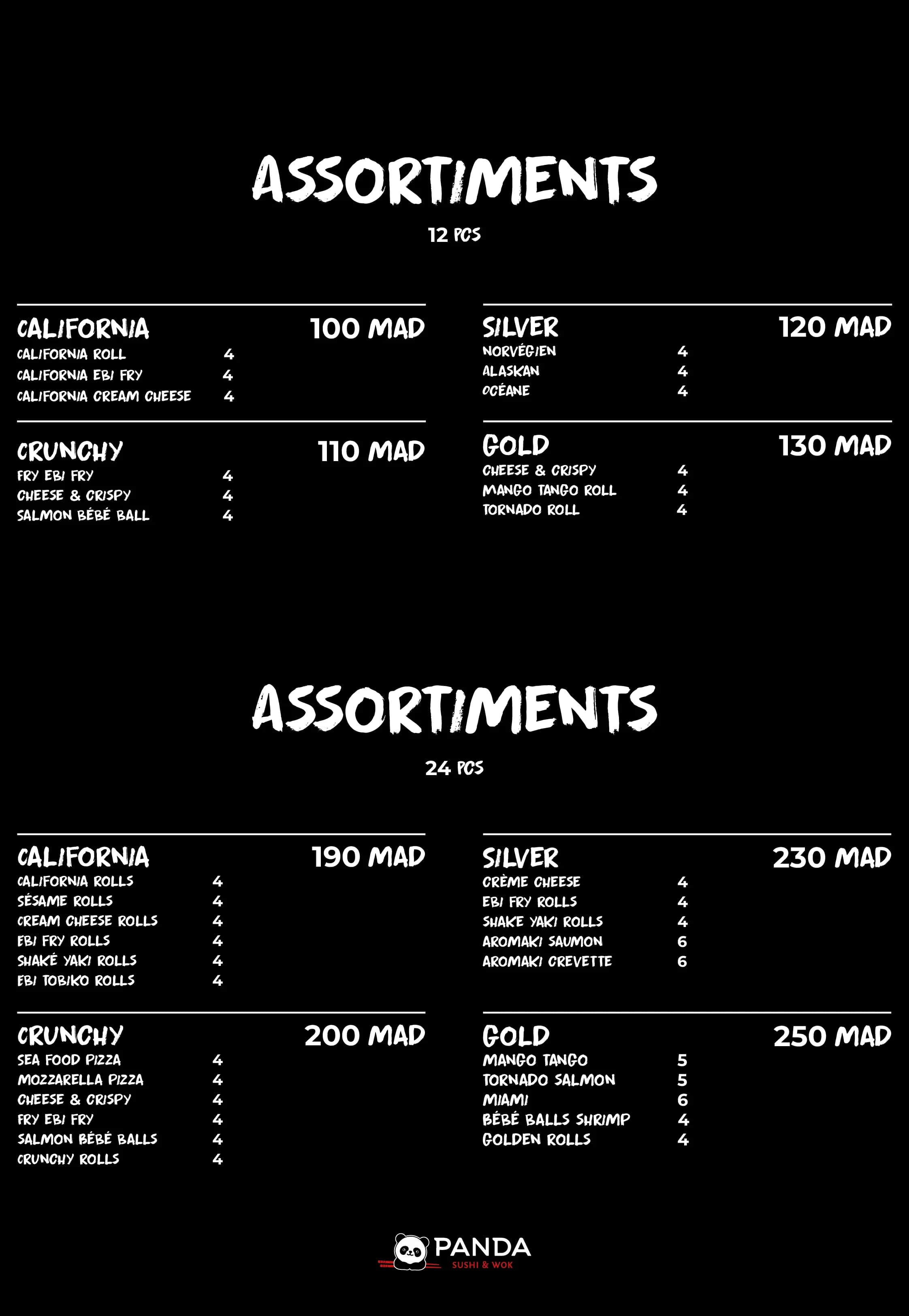 Panda menu page 14
