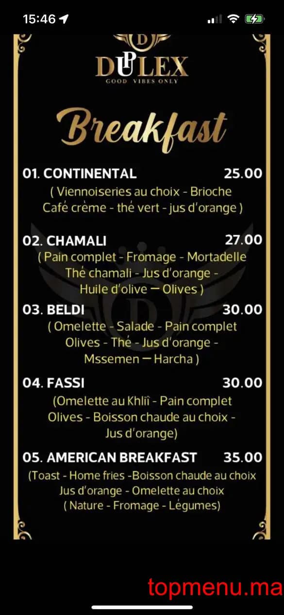 Duplex menu page 2