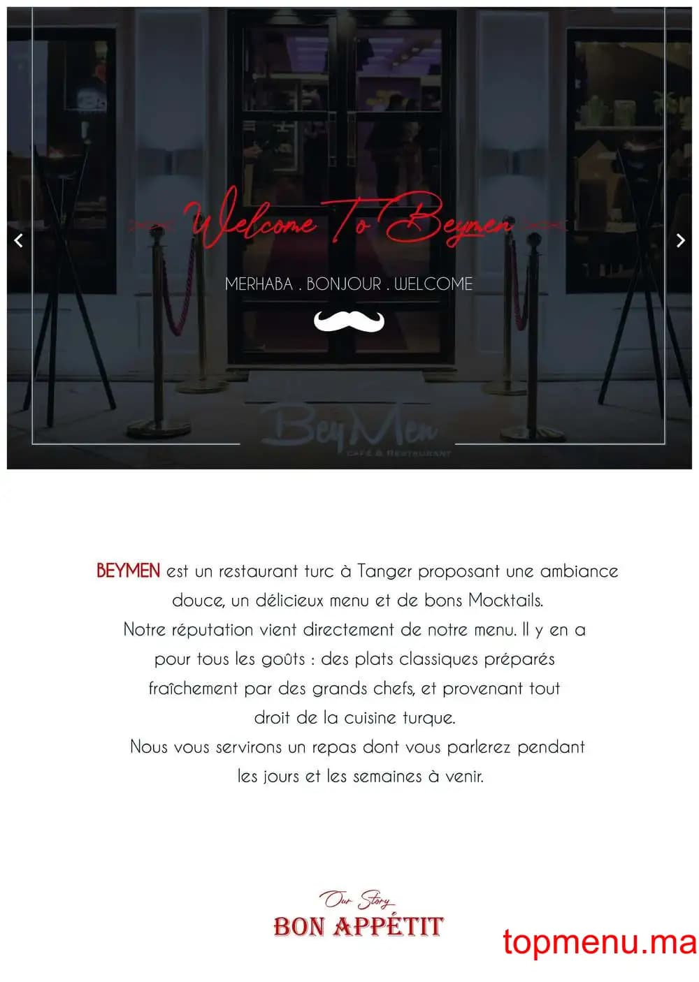Beymen menu page 15