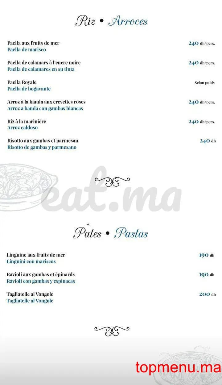 Côté Sud menu page 6