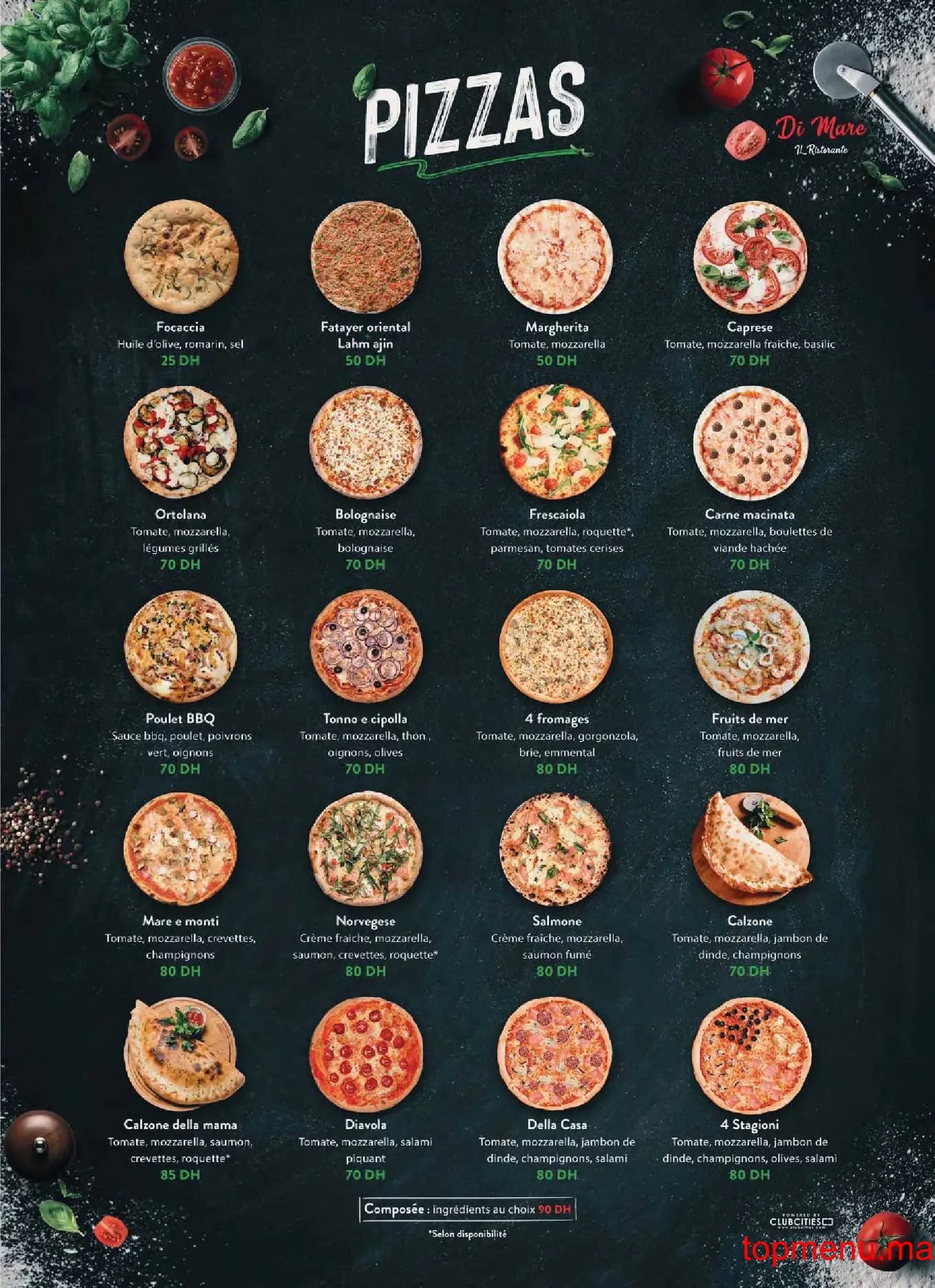 Di mare menu page 3