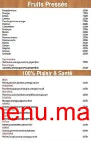 Sabrosa menu page 2