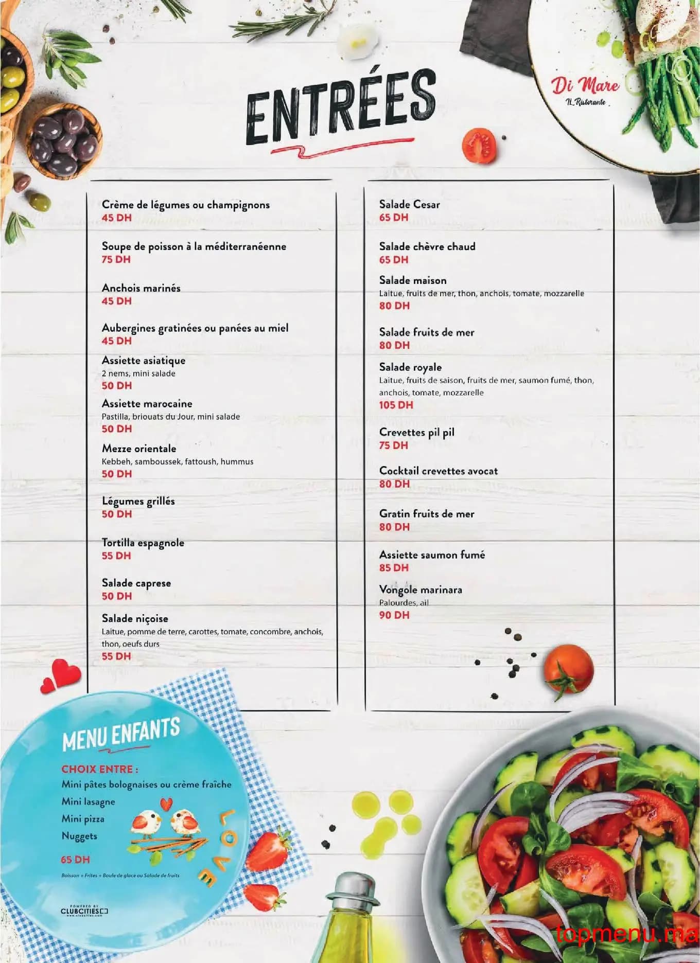 Di mare menu page 10
