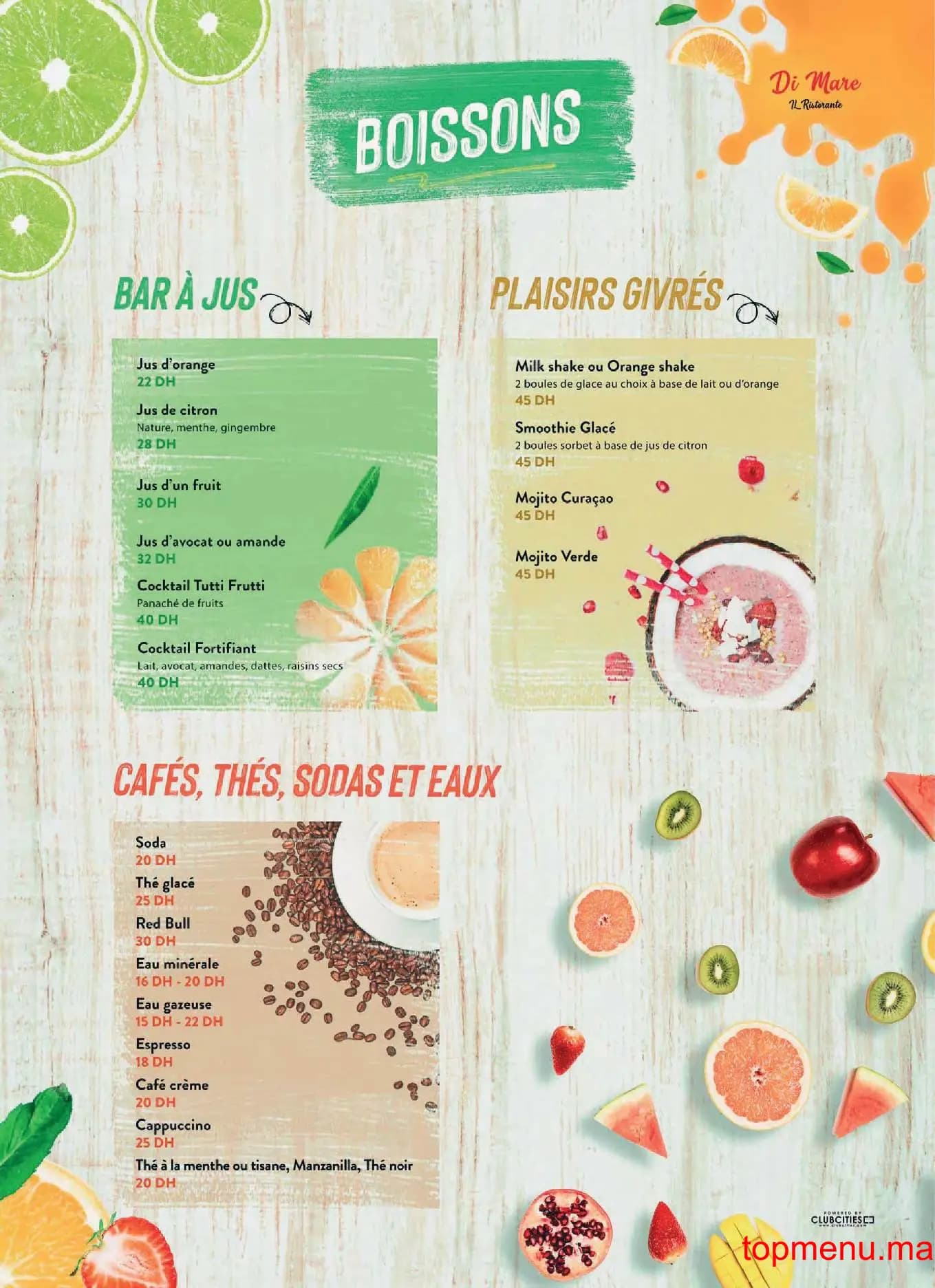 Di mare menu page 5