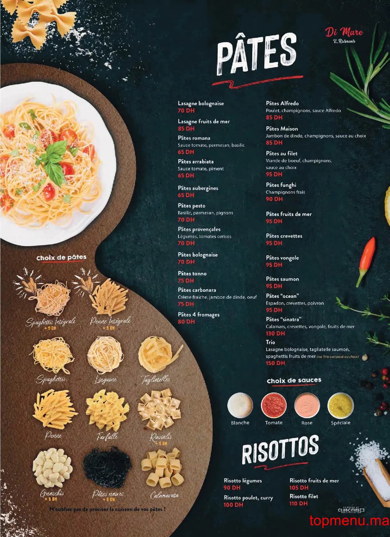 Di mare menu page 2