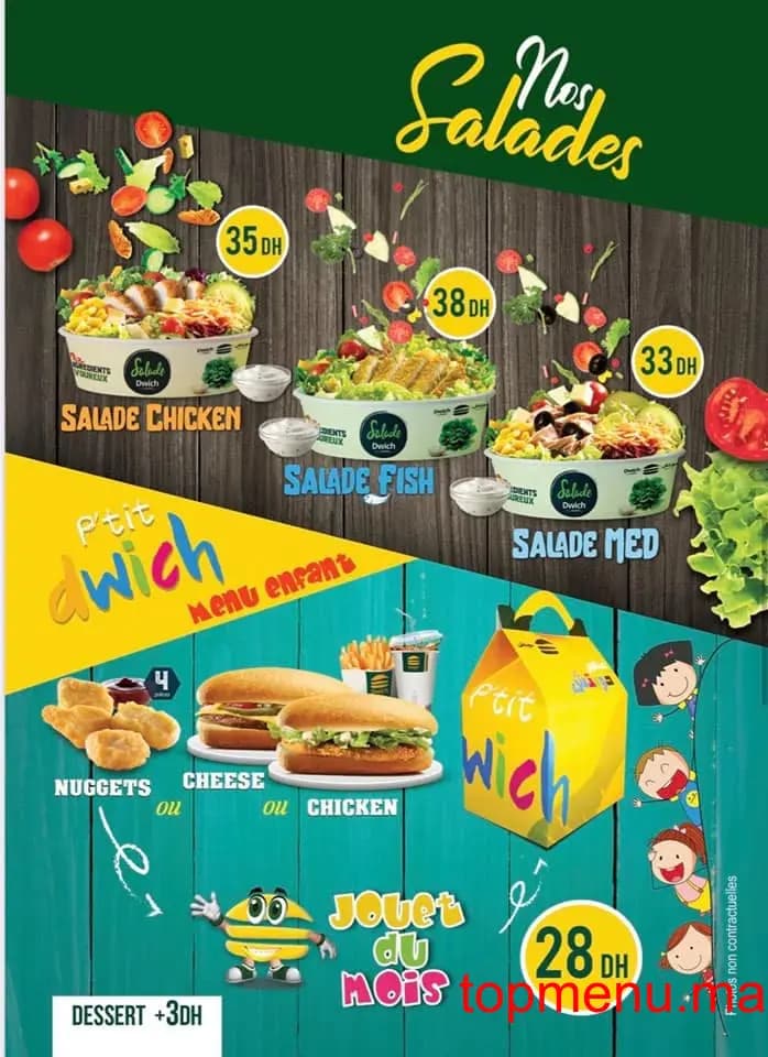 Dwich menu page 8