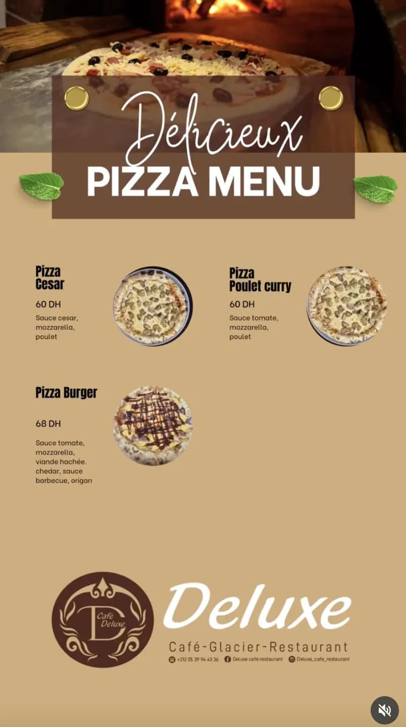 Cafe deluxe menu page 2