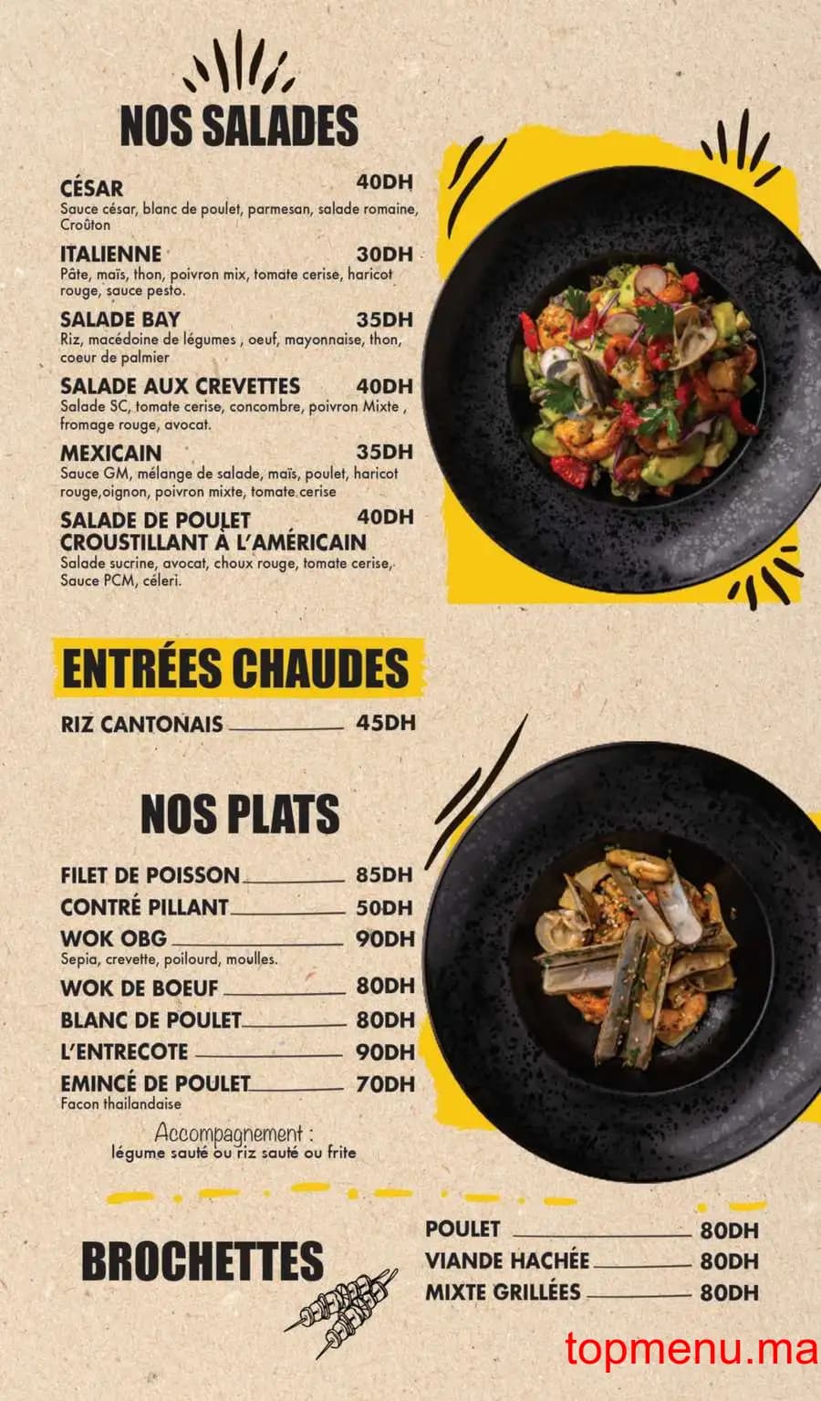 Restaurant Original Burger Grill menu page 1 Original Burger Grill menu page 1