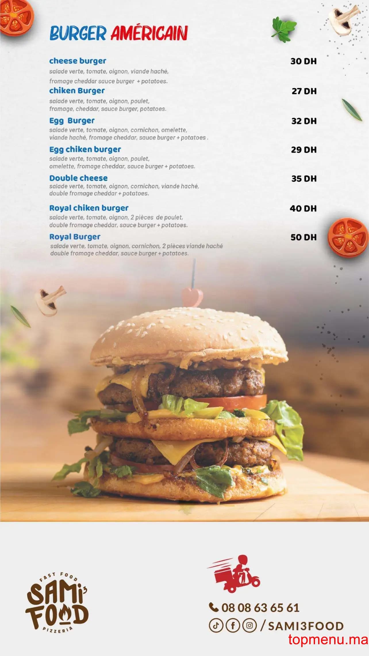 Restaurant Sami3 Food menu page 6 Sami3 Food menu page 6