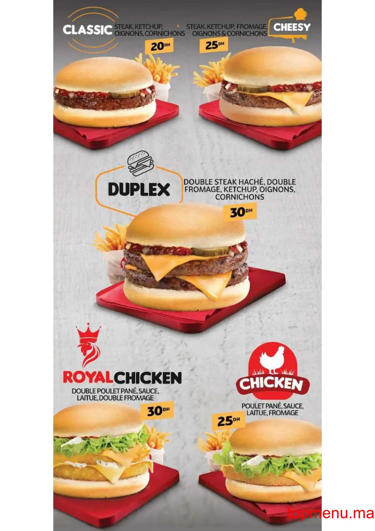 Restaurant Mister cook menu page 4 Mister cook menu page 4