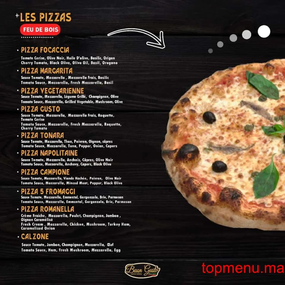 Restaurant Buon Gusto menu page 7 Buon Gusto menu page 7