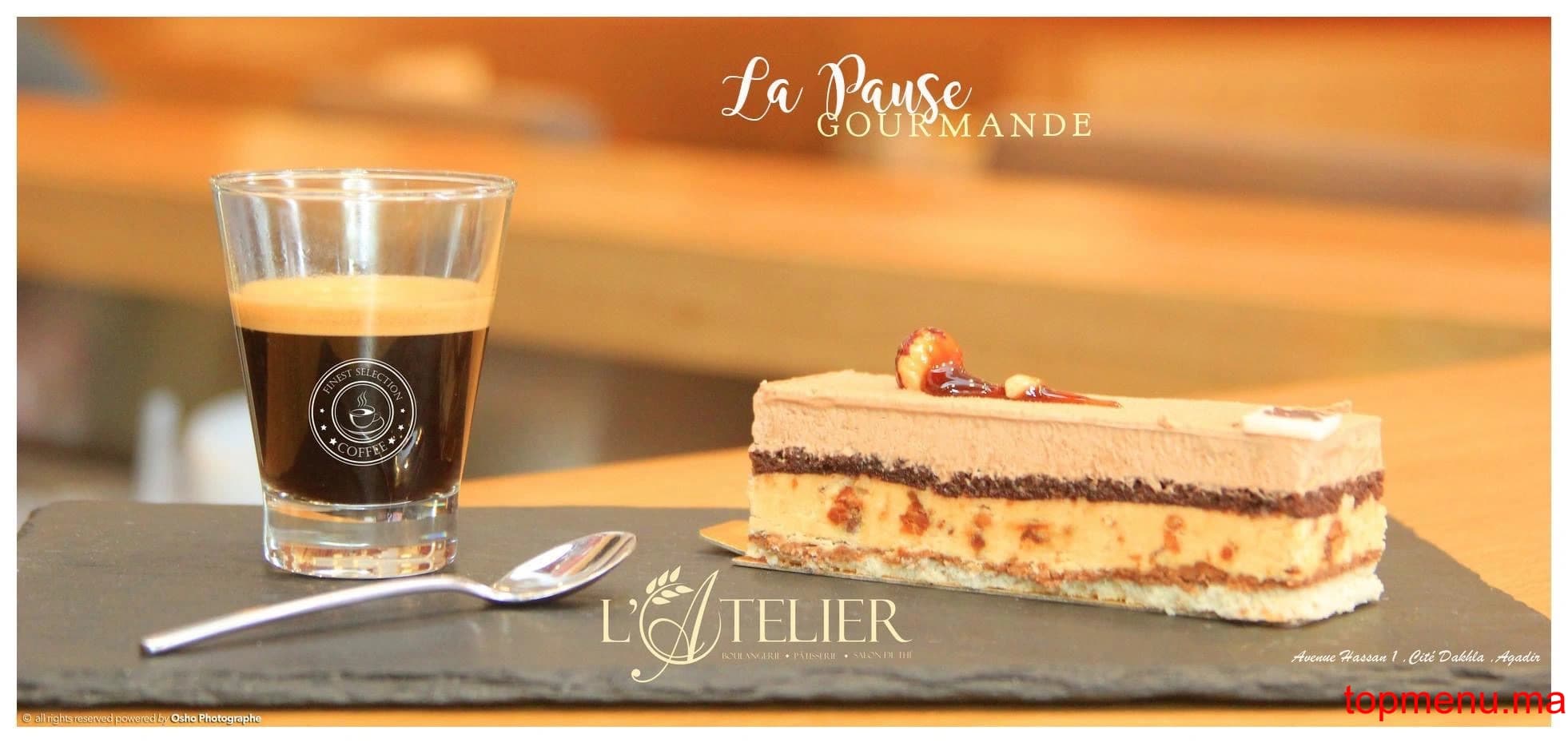 Restaurant L’atelier menu page 4 L’atelier menu page 4