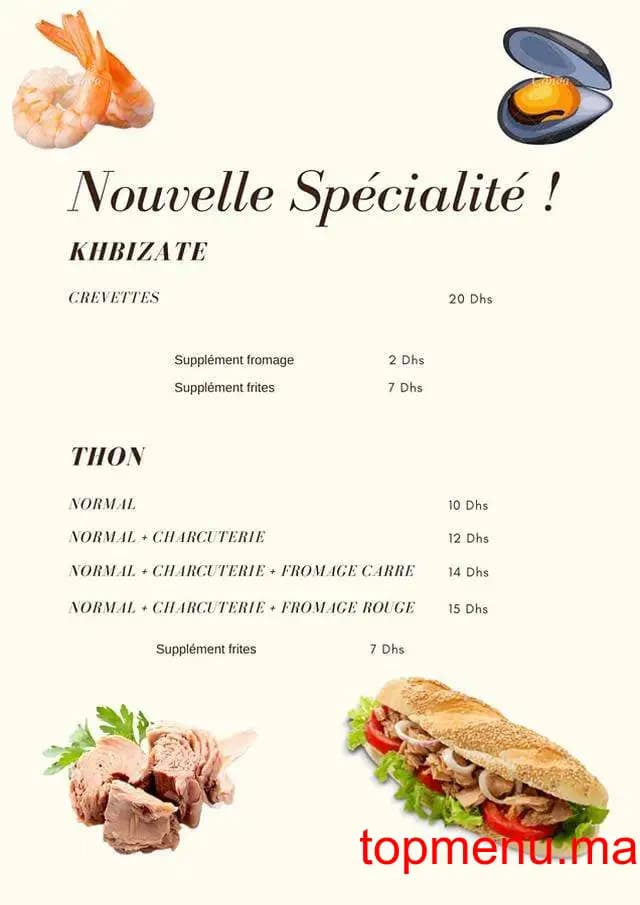 Restaurant Eat juice menu page 6 Eat juice menu page 6