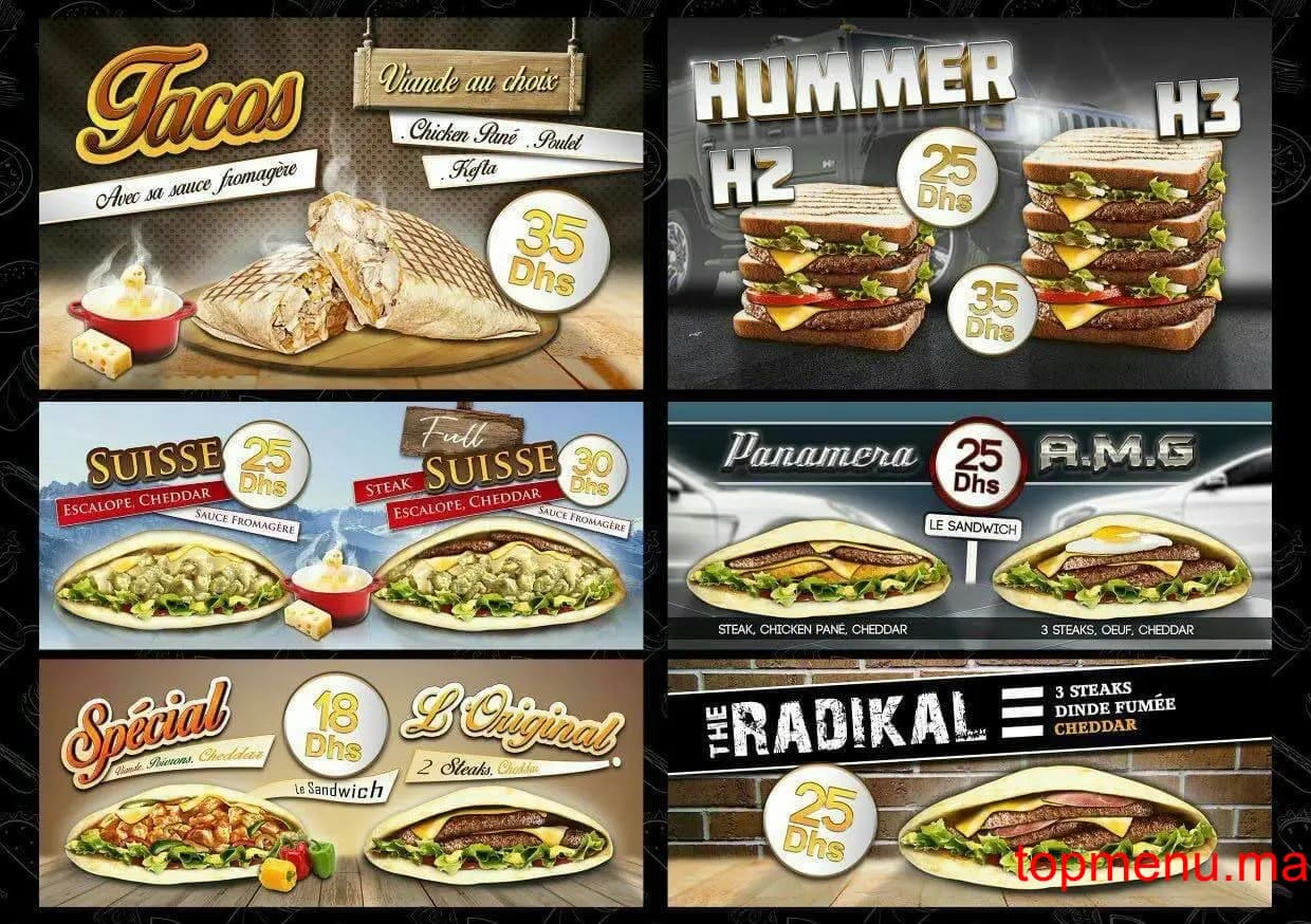 Restaurant Allo Pizza Tacos menu page 2 Allo Pizza Tacos menu page 2