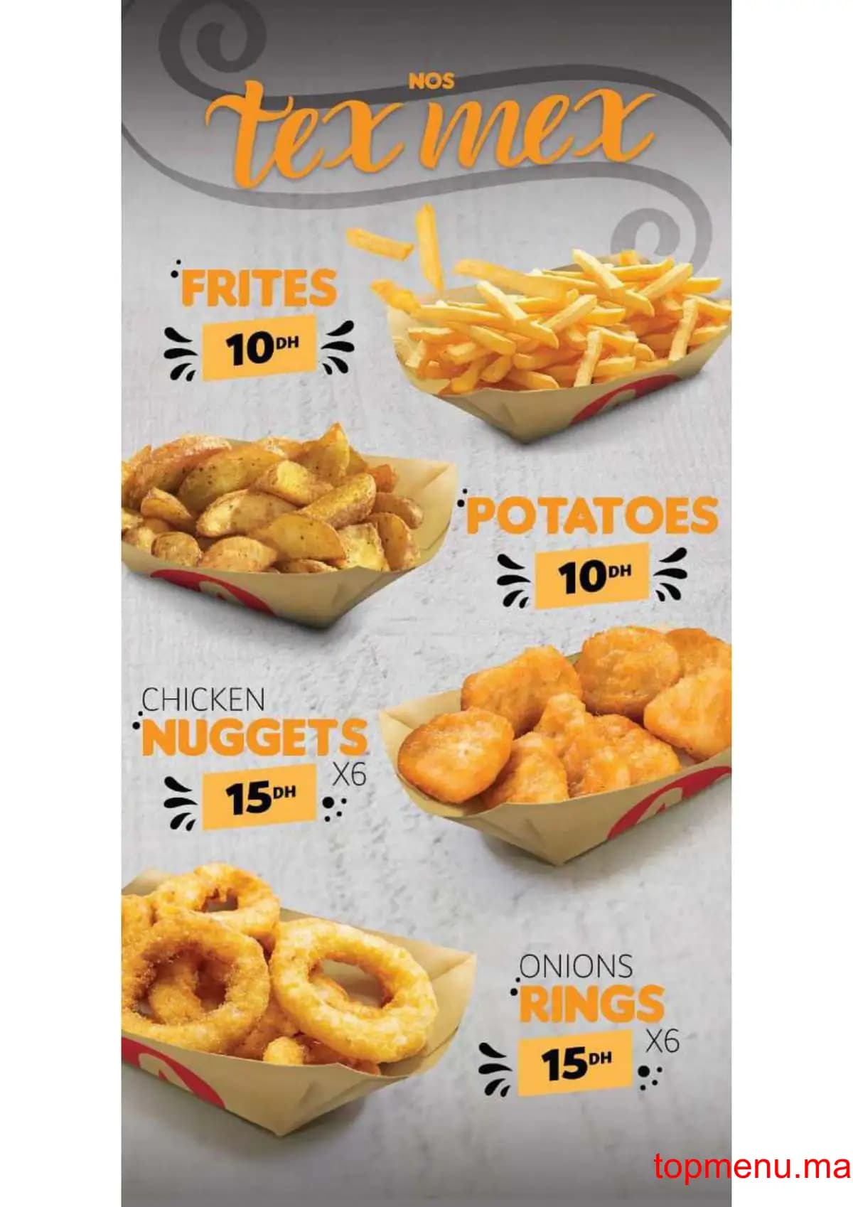 Restaurant Mister cook menu page 2 Mister cook menu page 2