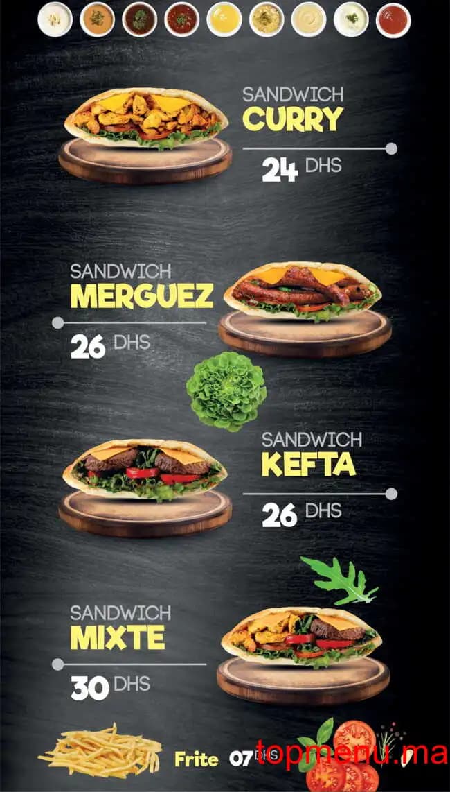 Restaurant More & More menu page 4 More & More menu page 4