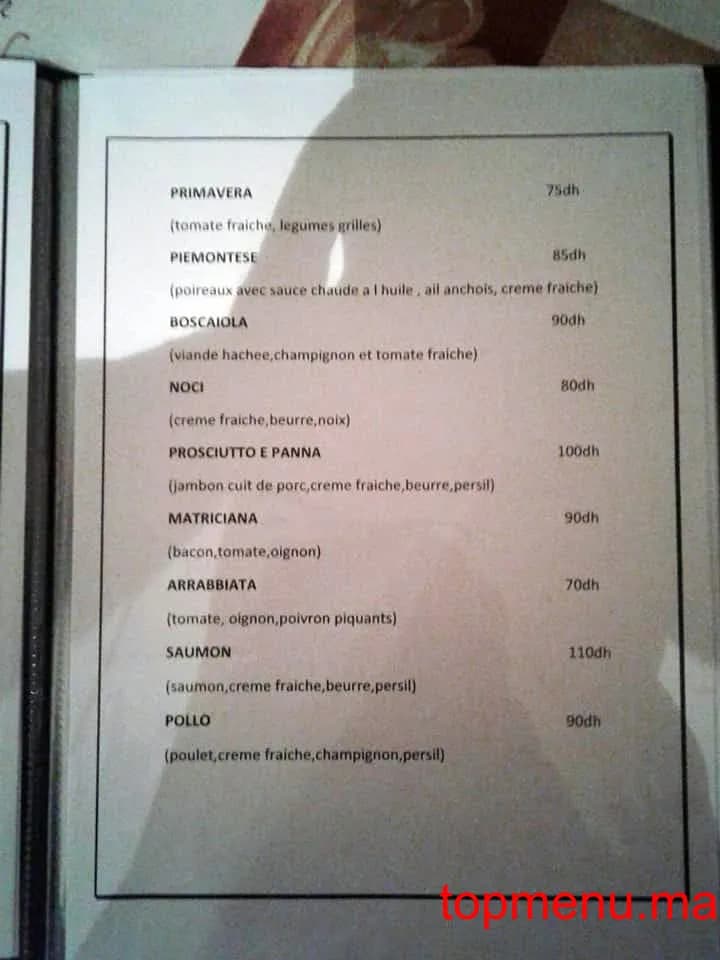 Restaurant Mamma Caterina menu page 4 Mamma Caterina menu page 4