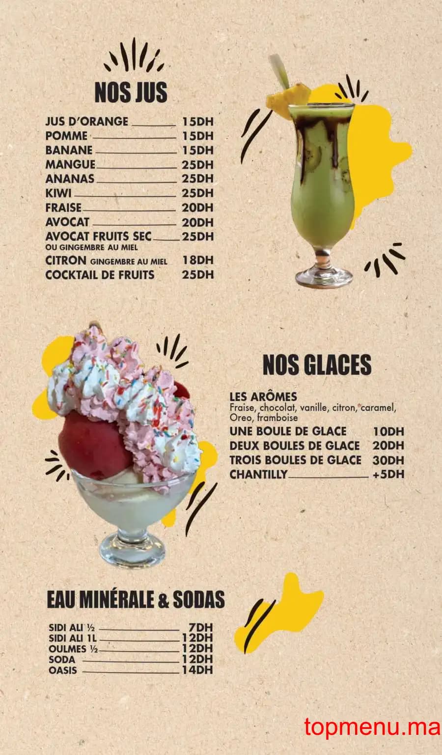 Restaurant Original Burger Grill menu page 8 Original Burger Grill menu page 8