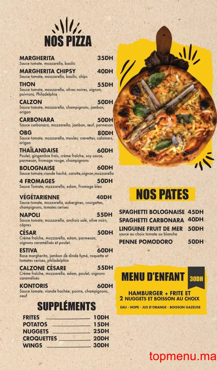 Restaurant Original Burger Grill menu page 3 Original Burger Grill menu page 3