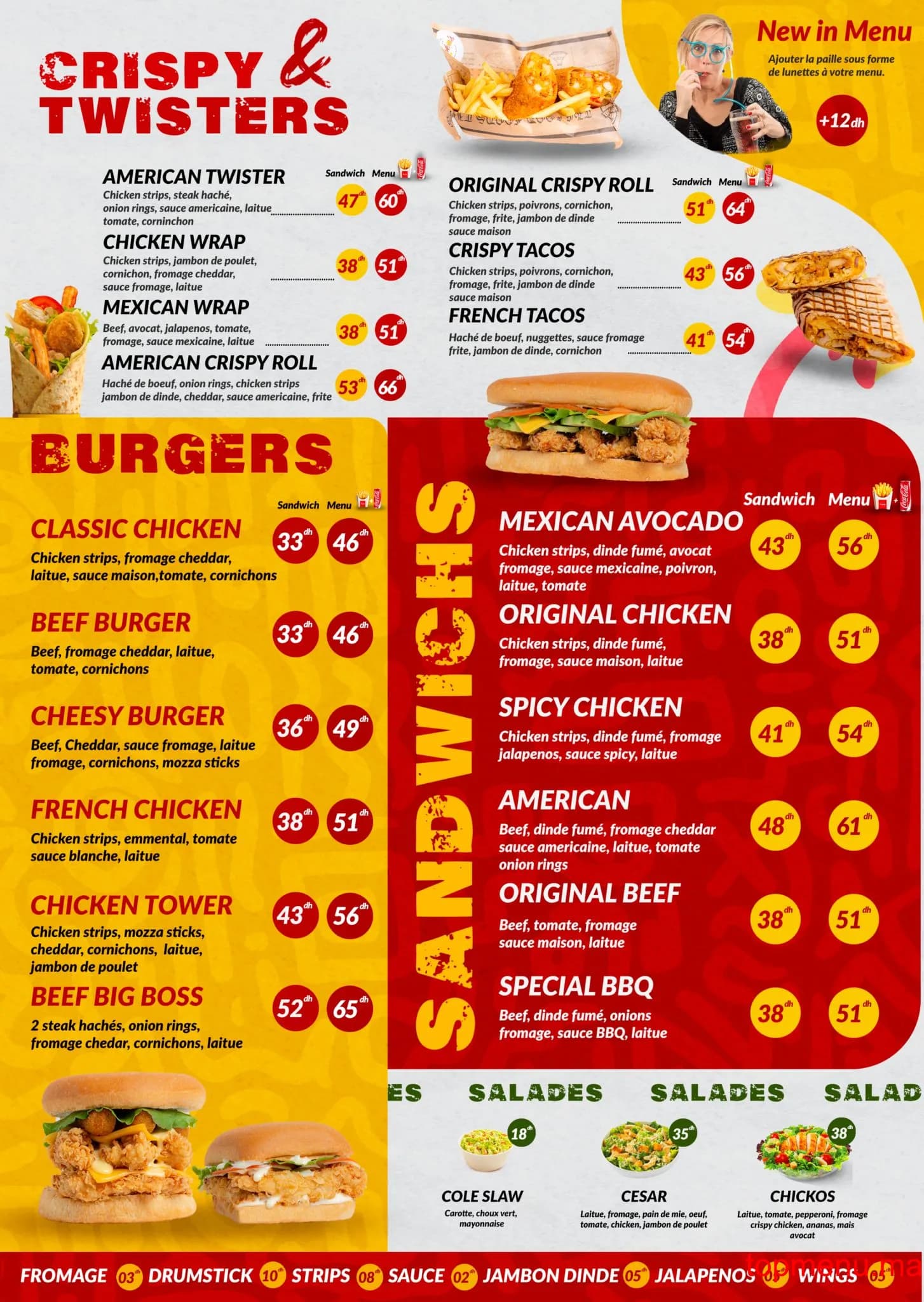Restaurant Chicko’s – Fried Chicken & Burger menu page 3 Chicko’s – Fried Chicken & Burger menu page 3