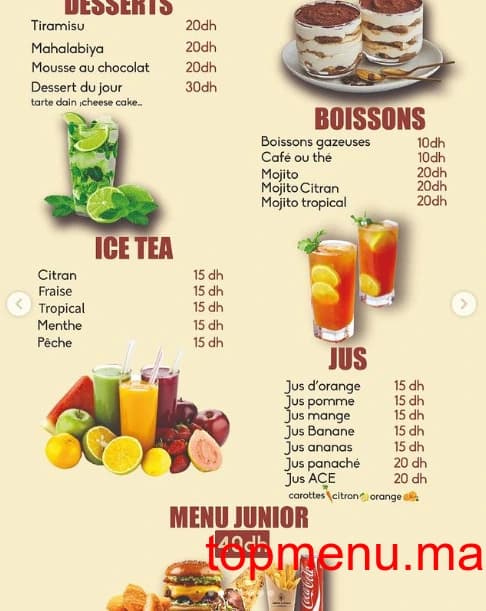 Restaurant Le Berlinois menu page 1 Le Berlinois menu page 1