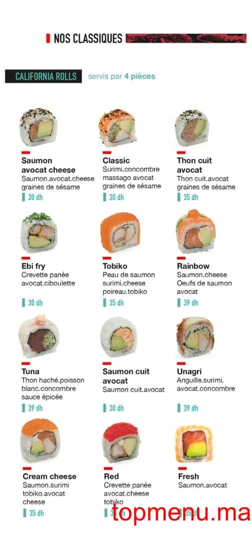 Restaurant Soma Sushi menu page 8 Soma Sushi menu page 8