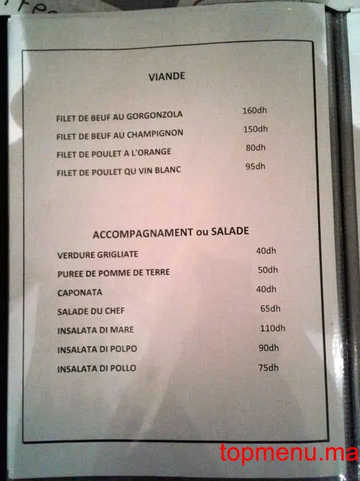 Restaurant Mamma Caterina menu page 5 Mamma Caterina menu page 5