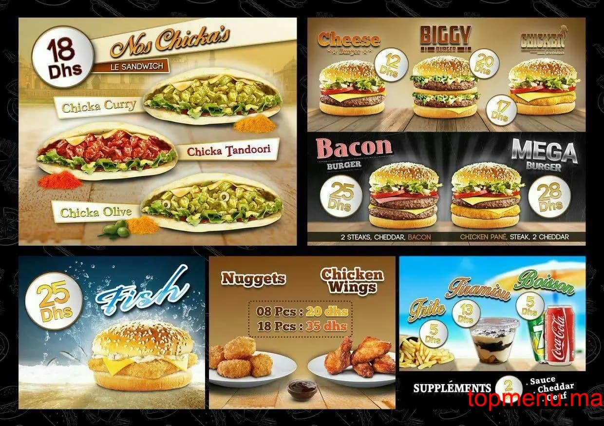 Restaurant Allo Pizza Tacos menu page 3 Allo Pizza Tacos menu page 3