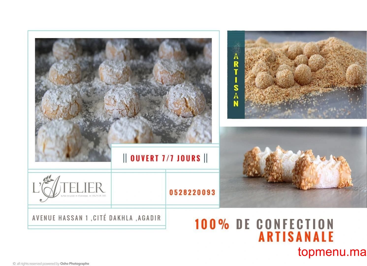 Restaurant L’atelier menu page 5 L’atelier menu page 5